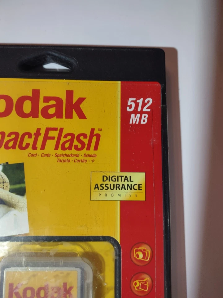 Vintage NEW Kodak 512MB CF Compact Flash Camera Memory Card Sealed NIP NOS - Image 2 of 4