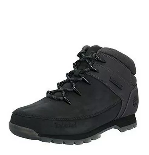 Timberland Herren Euro Sprint Hiker Stiefel Chukka Boots Schwarz Schuhe  Leder | eBay