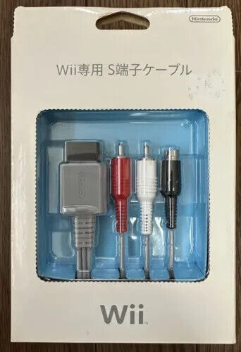 Nintendo Wii Official S-Video Cable S Terminal Cable USED Japan - Picture 1 of 3