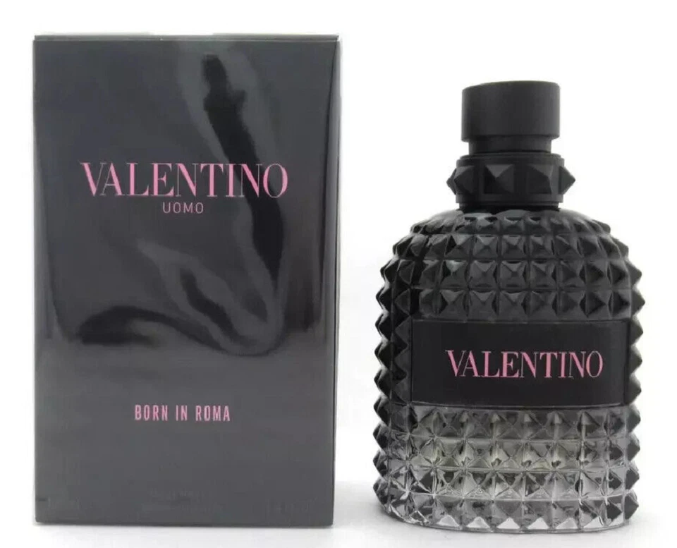 New Valentino Uomo Born In Roma 3.4 oz. Eau de Toilette Spray for Men in Box - Image 1 of 4