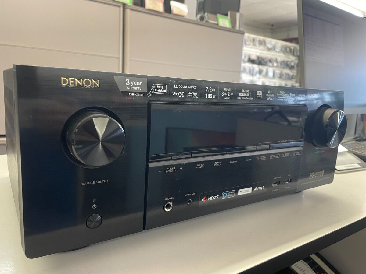 Denon AVR-X2600H 4K UHD AV 7.2 Channel Receiver For Parts or Denon AVR-X2600H 4K UHD AV 7.2 Channel Receiver For Parts or