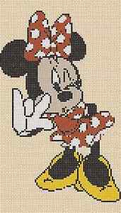 Minnie Mouse Cross Stitch Chart