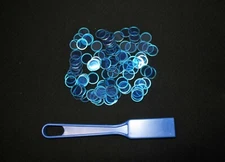 Magnetic Blue Bingo Wand and 100 Chips Markers – Use on paper, sheets, cards 
