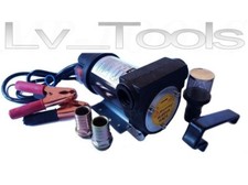 POMPA TRAVASO CARBURANTE OLIO DIESEL 12V 200 WATT AUTO BARCA