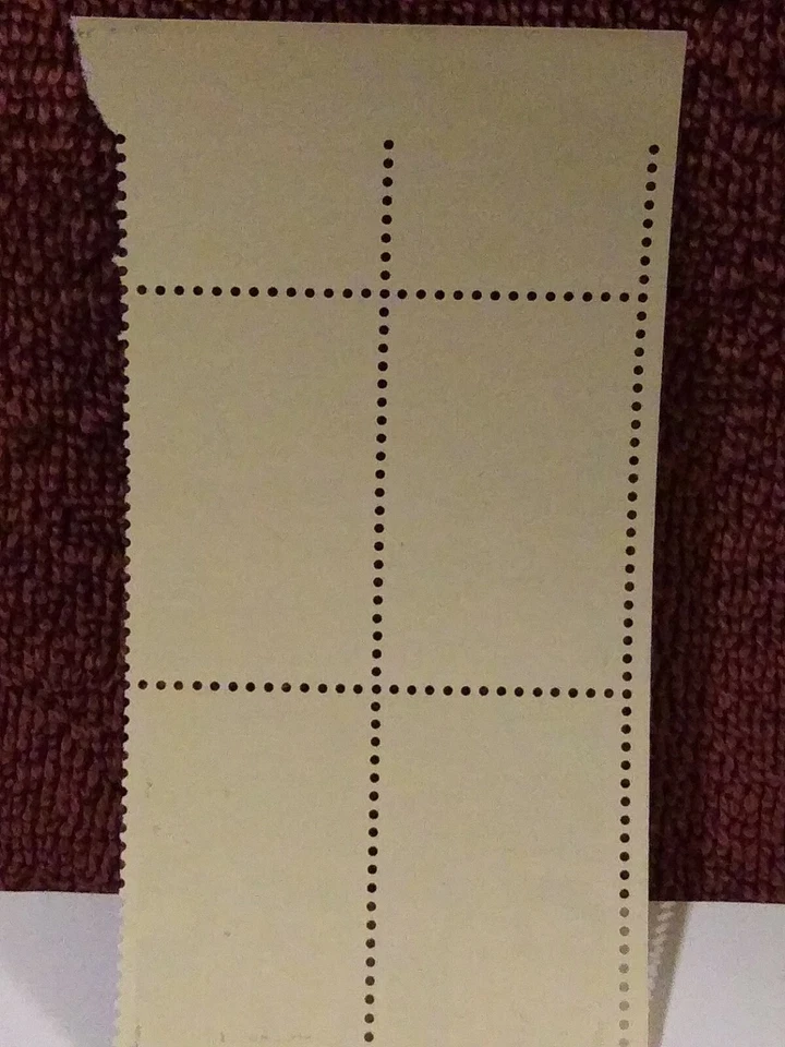 MINT NH 25 CENT BILL OF RIGHTS STAMP PLATE BLOCK CV 6.25 - Image 2 of 2