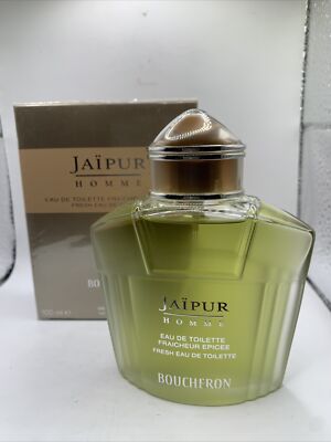Sealed Boucheron Jaipur Homme Fraicheur Epicee (Fresh) 3.3 oz / 100 oz EDT for M