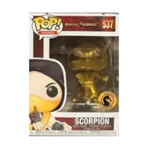 Funko Pop Figure Mortal Combat - Scorpion (Tournament Exclusive Gold Ed) EX/NM