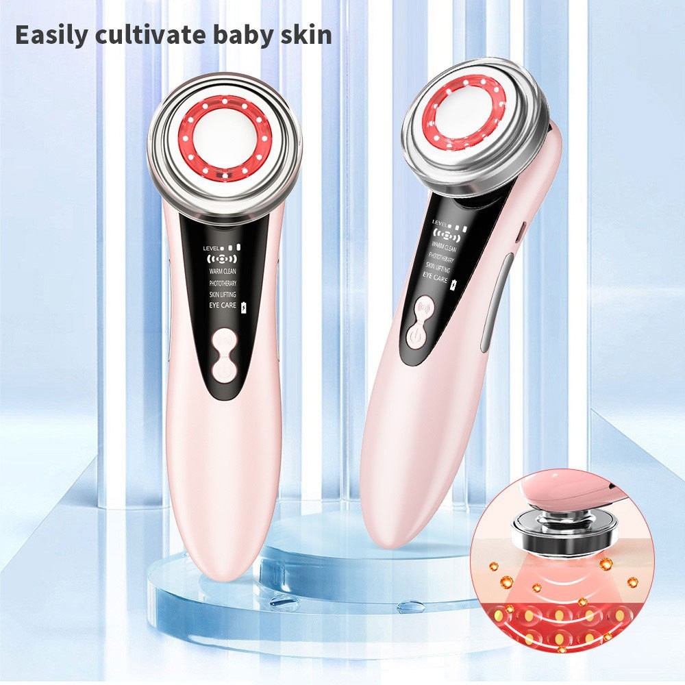 Electric Face Lifting 5 in 1 Facial Massager Anti Aging Skin Tightening Firming