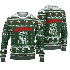 Hulk Hogan Hulkamania Merry Christmas Ugly Sweater