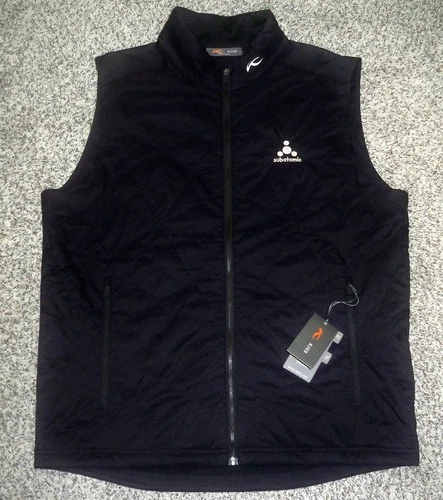 NWT Men's KJUS Retention Quilted Stretch Vest L (52) BLACK w/KJUS & SUBATOMIC - product listing photo