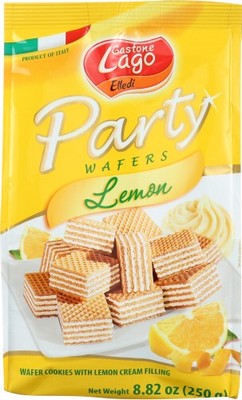 Gastone Lago Cookie Lemon Party Bag 8.82 OZ Pack Of 10