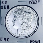 1883 O BU GEM MORGAN SILVER DOLLAR UNC MS+++ U.S. MINT RARE COIN 8669