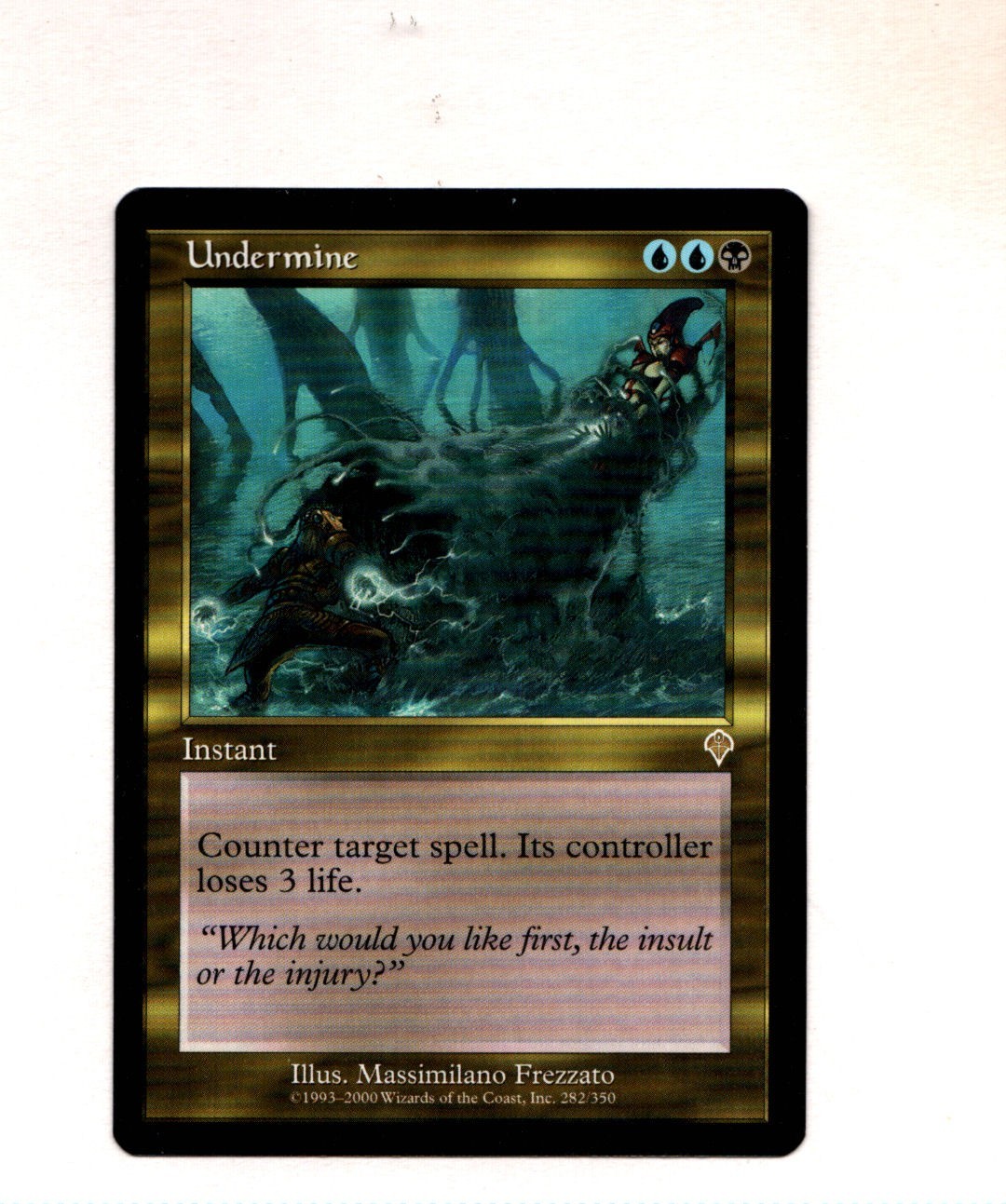 MTG Undermine SP/NM- Invasion Magic the Gathering ~ Free Shipping ~