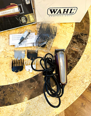 Wahl 5 Star Series Legend Corded Electric Hair Clipper w/ Guards Burgundy/Silver