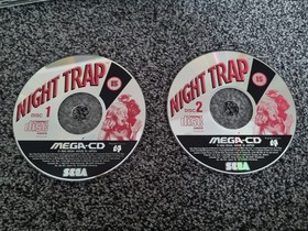 Sega Mega CD Night Trap Double Disc Game Complete CIB Tested And Working
