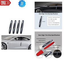 4pcs Car Door Edge Guards - Anti-scratch Trim Protector With Self-adhesive Fo...