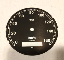 Tachoziffernblatt Typ "Veigel" Aluminium 160km/h Zundapp KS600 K800 Standard DKW