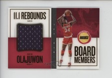 2015 Panini Preferred Board Members Booklets 41/75 Hakeem Olajuwon #12 HOF 12x6