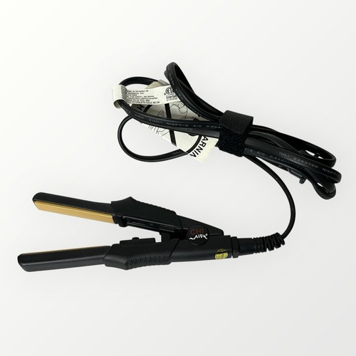 Chi Air Hair Ceramic Hair Straightener Flat Iron Mini Travel 1/2” Plate Black