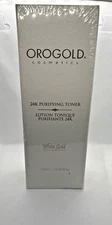 Orogold Cosmetics 24K Purifying Toner 3.38 Oz White gold New Sealed