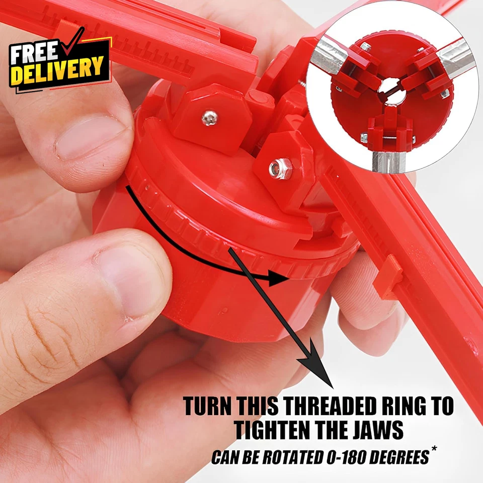 Kit de plantilla y removedor de tiro con arco herramienta de flecha de torre de hélice ajustable Foto 3 de 4