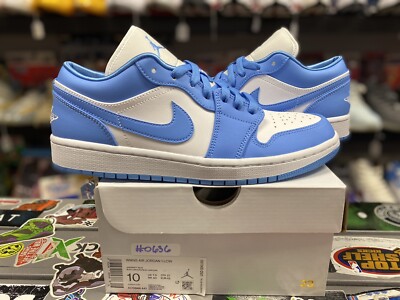 New Air Jordan 1 Low UNC Size 10/8.5 Rare Retro OG VTG New Air Jordan 1 Low UNC Size 10/8.5 Rare Retro OG VTG
