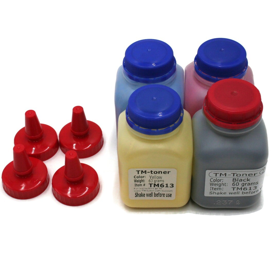 4 color 60g Toner REFILL for Lexmark C2325 C2425 C2535 Mc2325 Mc2425