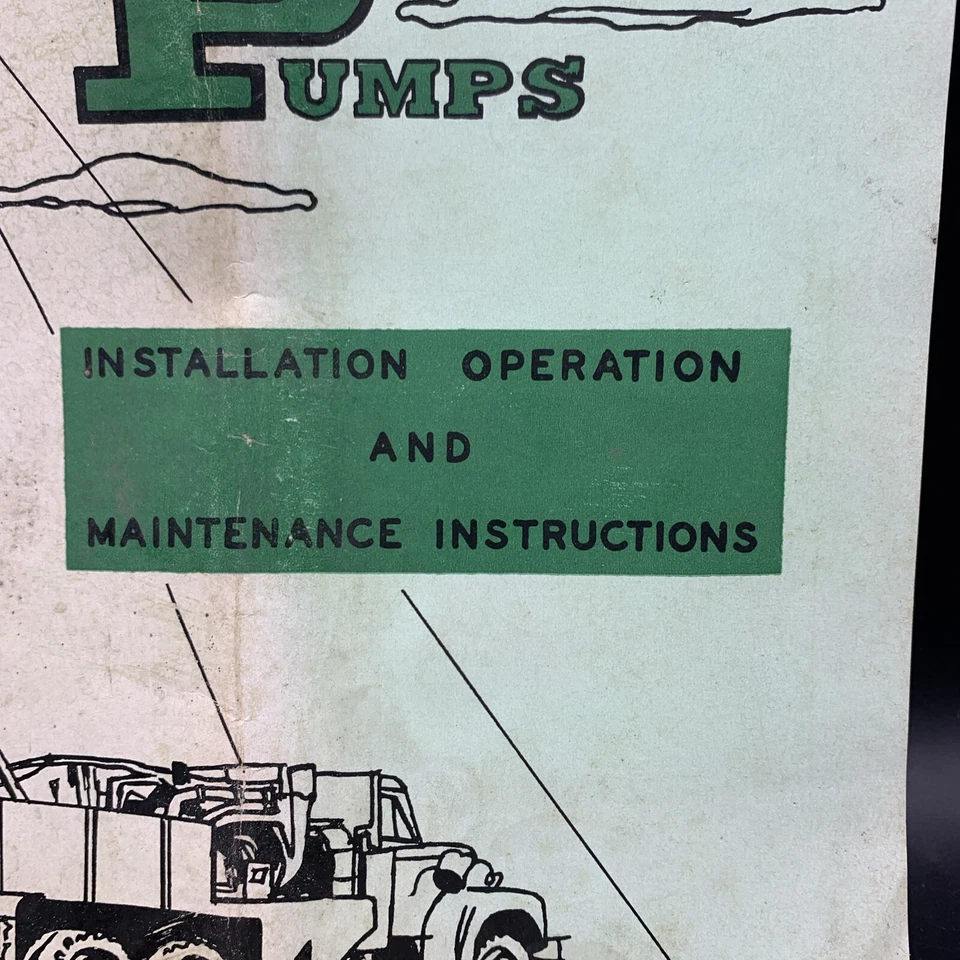 1961 Fairbanks Morse Bombas Submersíveis Instalação/Operação/Instruções de Pintura - Imagem 3 de 4