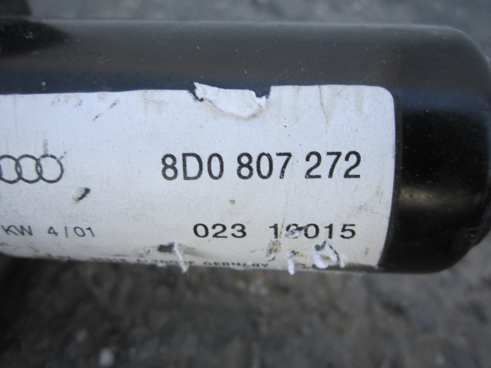 Barra amortiguadora de impacto derecha nn71096 Audi A4 1996 1997 1999 2000 2001 OEM Foto 2 de 4