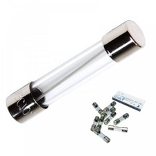 10 x 10A F10A 250v Fast Blow 32mm x 6.3mm Glass Fuse ( Quick Blow )