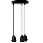 3 Way Pendant Light Kit  Mini Pendant Light Cable E26 Lamp Holder