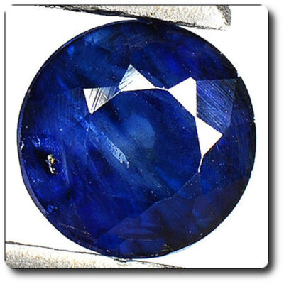 0.75 Cts Blue Sapphire. VS2 Ceylon, Sri Lanka.