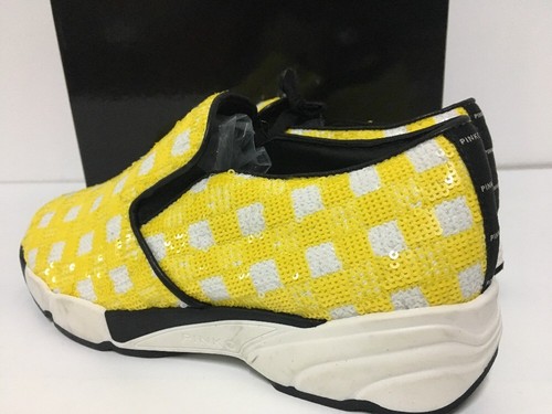 Slip Bianco giallo Donna Sneakers Pinko on Sequins Scarpe zWcnEx6