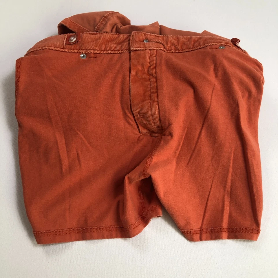 Falda corta Lands' End para niña 14 + bolsillos naranjas pana elástica forro acanalado Foto 3 de 4