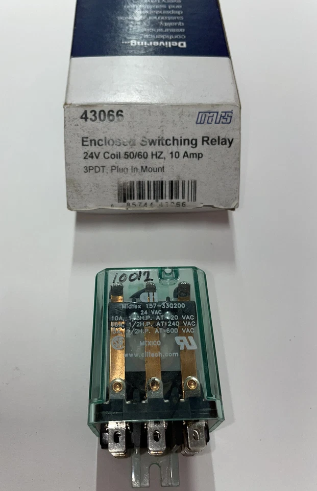 Mars Enclosed Switching Relay 43063,10amp, - Image 4 of 4