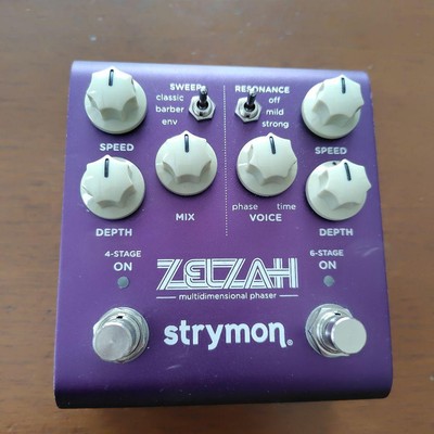 Strymon Zelzah Multidimensional Phaser Pedal 4 & 6 Stage Used