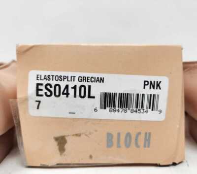 Women's 7 Bloch Grecian sandals Elastosplit dance shoes pink | eBay