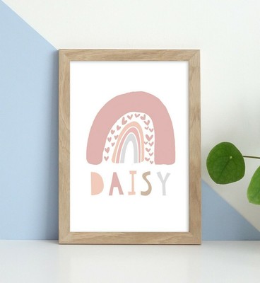 personalised name print nursery