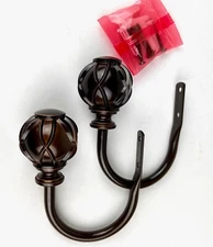 Coat Towel Wall Hook Tradition Modern Bath Door Decor 2 Pieces