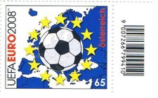 &Ouml;sterreich  - 2714 - Fu&szlig;ball - Europameisterschaft 2008 postfrisch