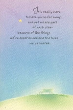 Unused Vintage THE FRIENDSHIP TREE Miss You Card by American Greetings + ✉