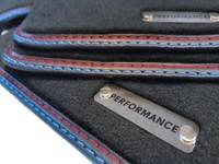 Performance FußMatten FüR BMW 3Er E46 Hervorragende QualitäT Velours Logo