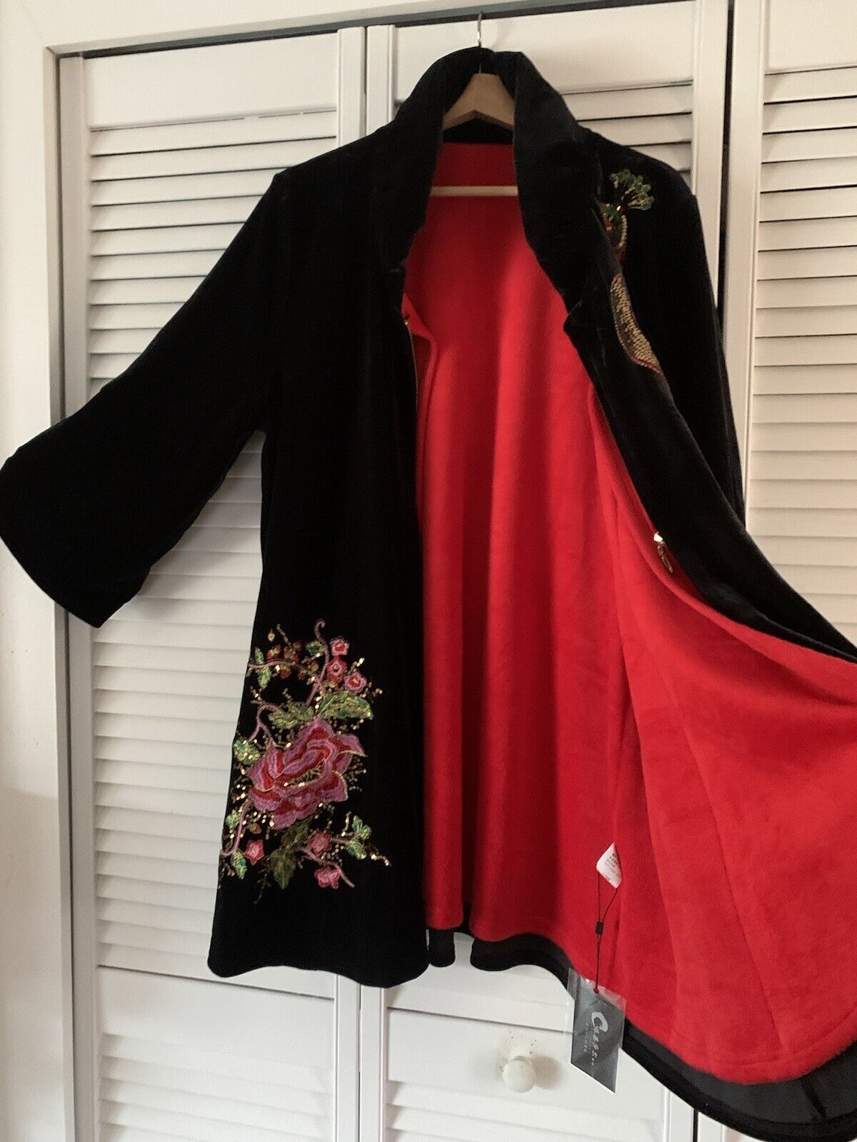 duster jacket embroidered NWT eBay