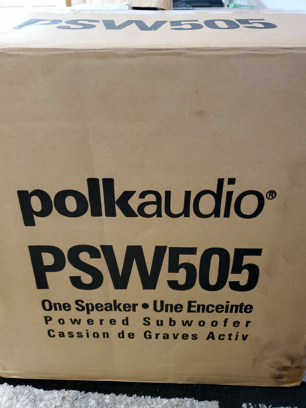 polk psw505 powered subwoofer