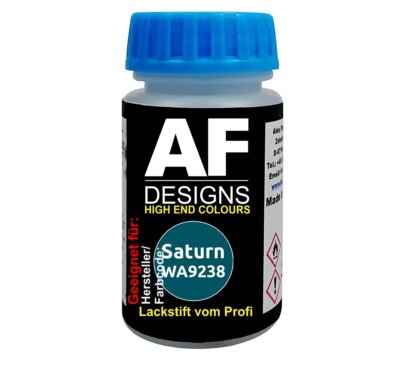 Lackstift für Saturn WA9238 Dark Bright Teal Metallic schnelltrocknend Tupflack