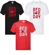 New Kids Adults Comic Relief Happy Red Nose Day 2026 Funny Charity T-Shirt Top
