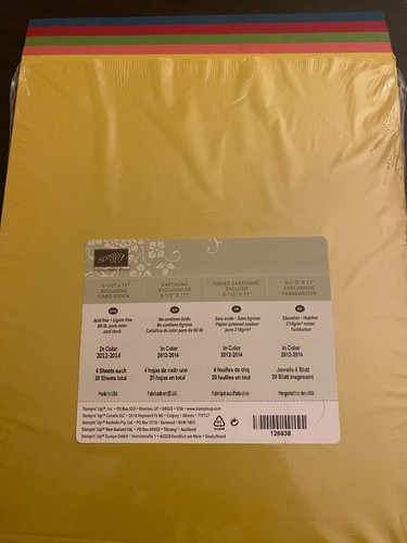 Stampin Up Cardstock Solid & Designer Series DSP Paper Pack 8.5x11 12x12 U Pick - Picture 2 of 43