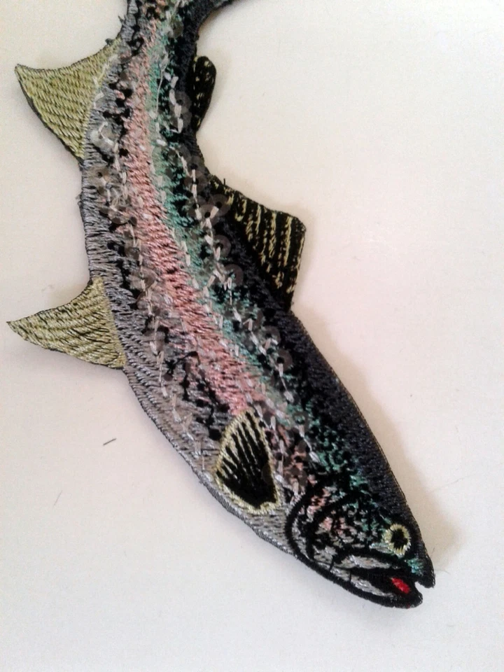Fish Handmade Embroidered Patch for Jacket - Image 2 of 4