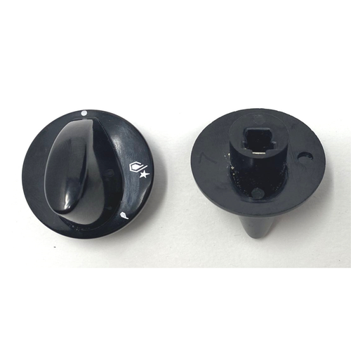 Manopole Piano Cottura Franke Country Pulsar - Set Da 5, Nero - Foto 11