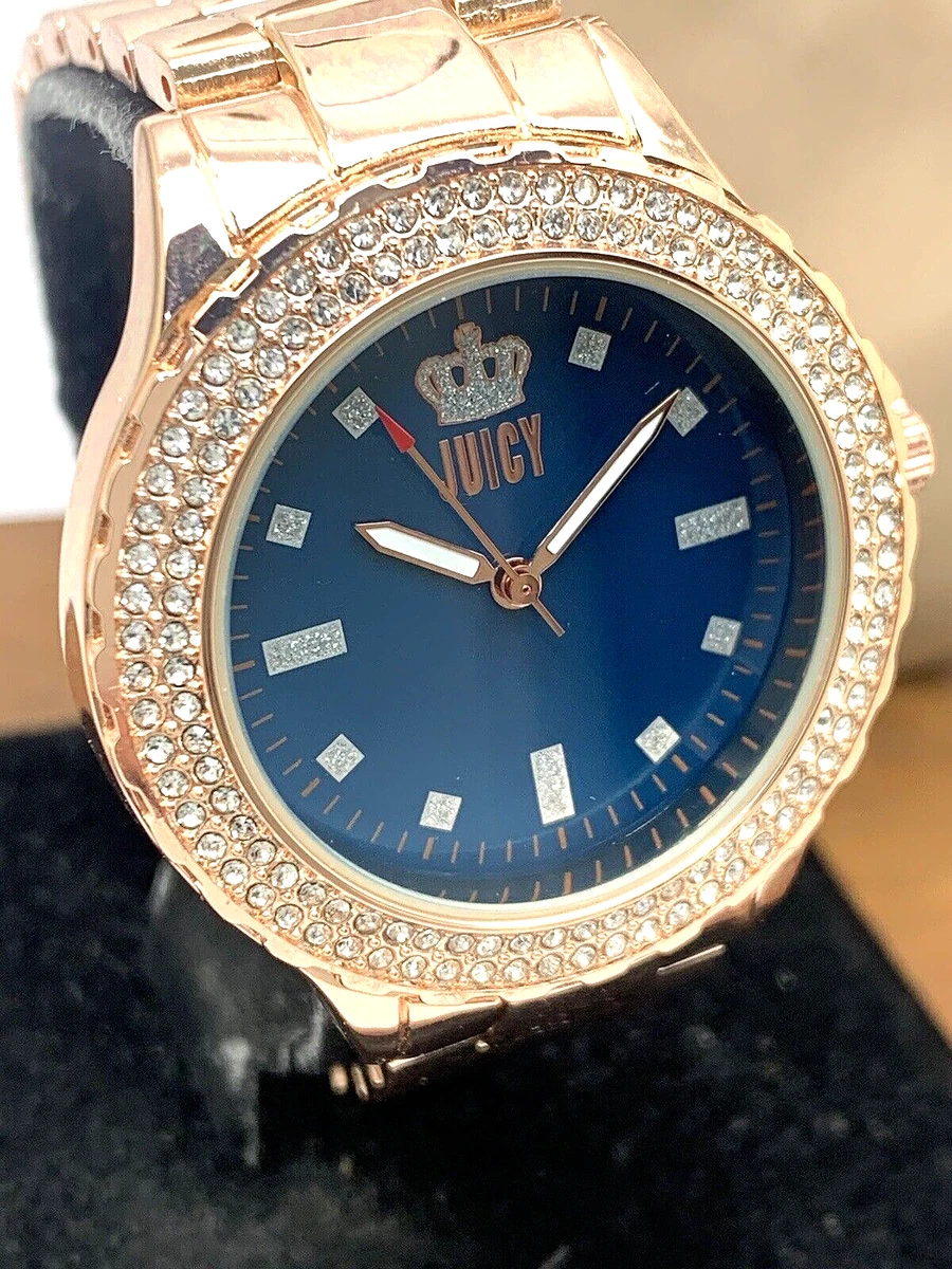 Sale Juicy Couture Gold and Black Women\'s Watch with Diamonds Excellent. Juicy Couture Black Wristwatches for sale | eBay main image 4